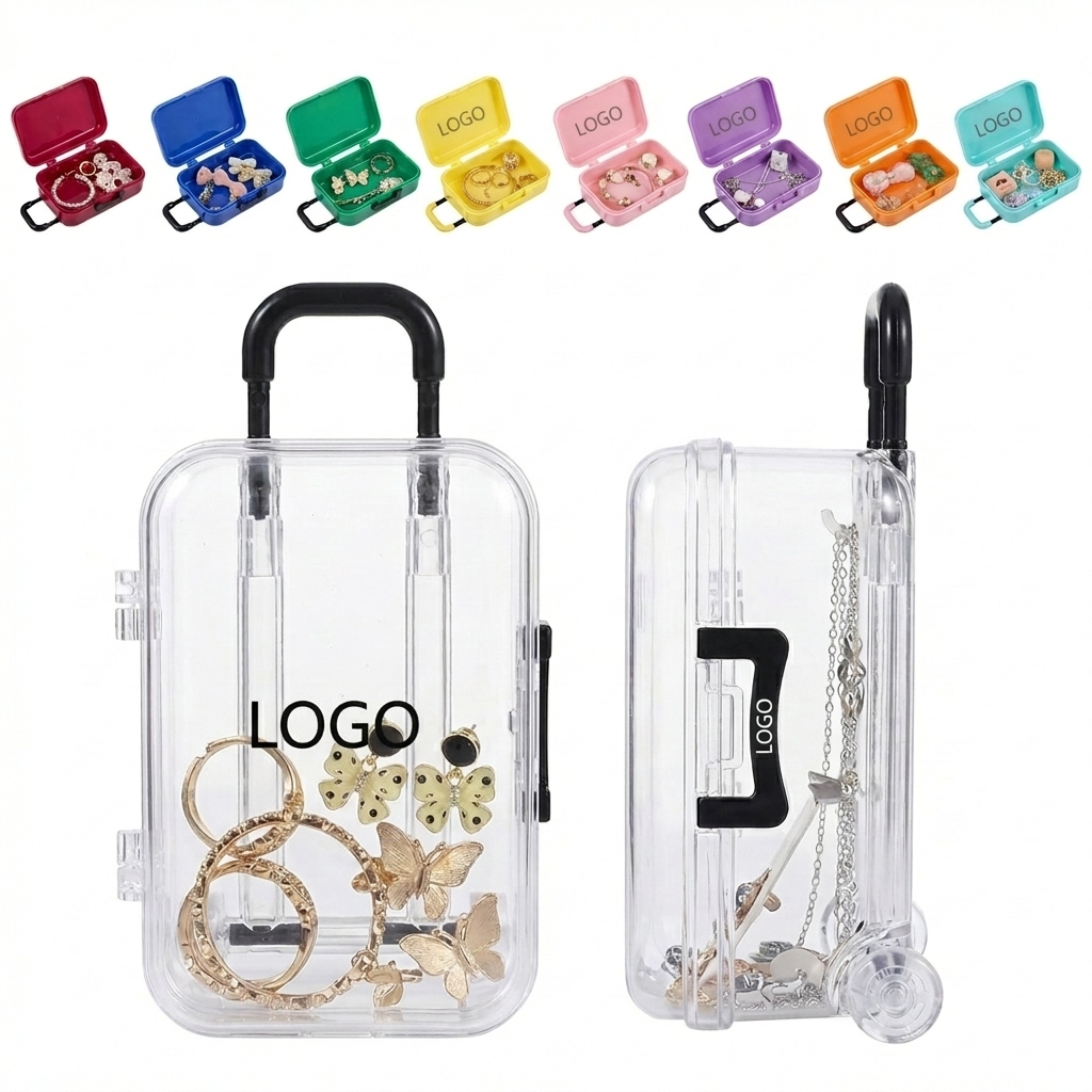 Portable PP Trolley Case for Jewelry, Candy & Party Favors