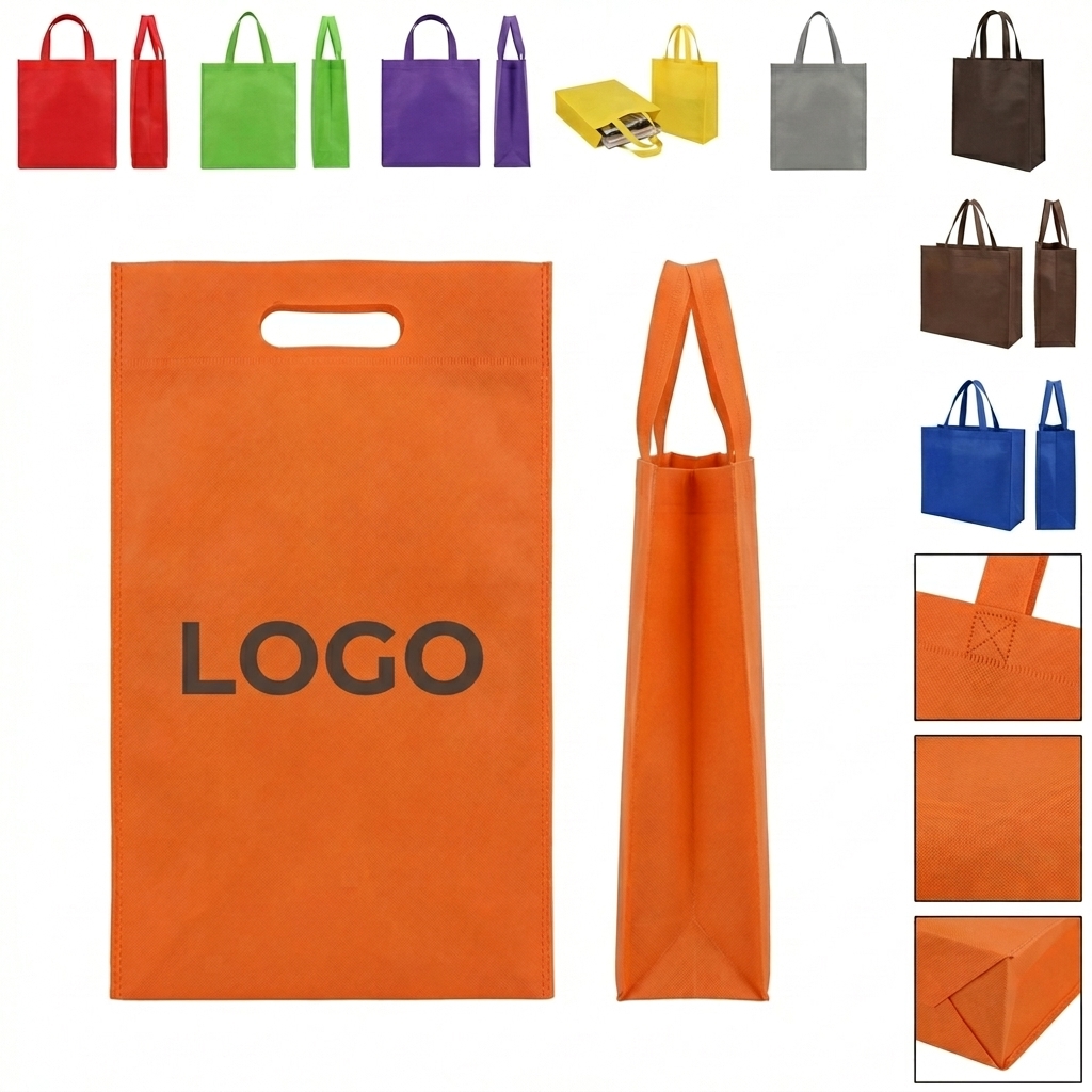 Eco-Friendly Non-Woven Carry Bag with Die-Cut or Loop Handle Options