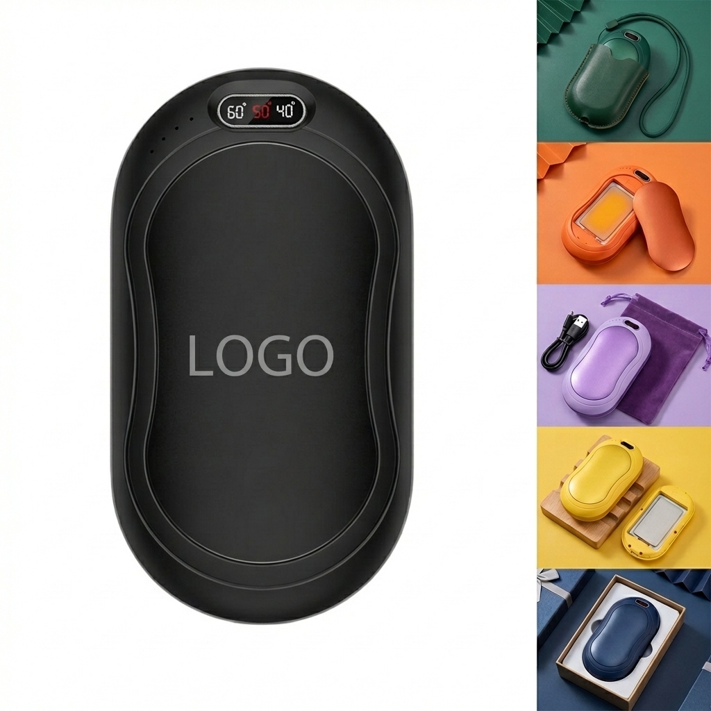Smart Temperature Control Hand Warmer with 10000mAh Emergency Power Bank