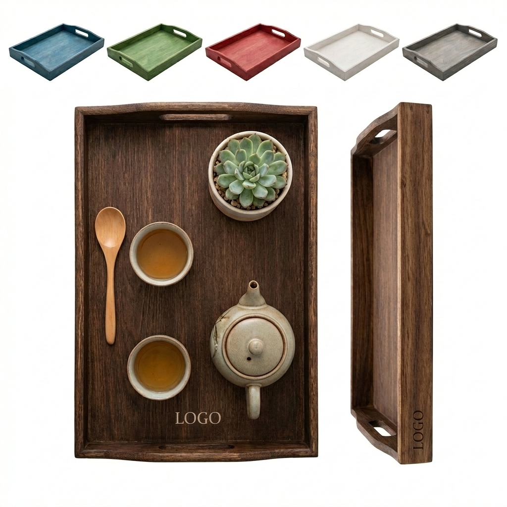 Natural Wooden Breakfast in Bed Tray - Splinter-Free & Elegant Decor