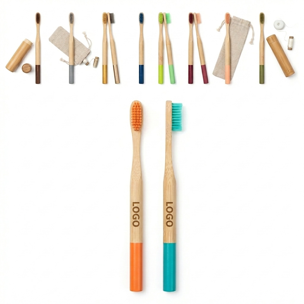 Eco-Friendly Bamboo Toothbrush with Soft Bristles