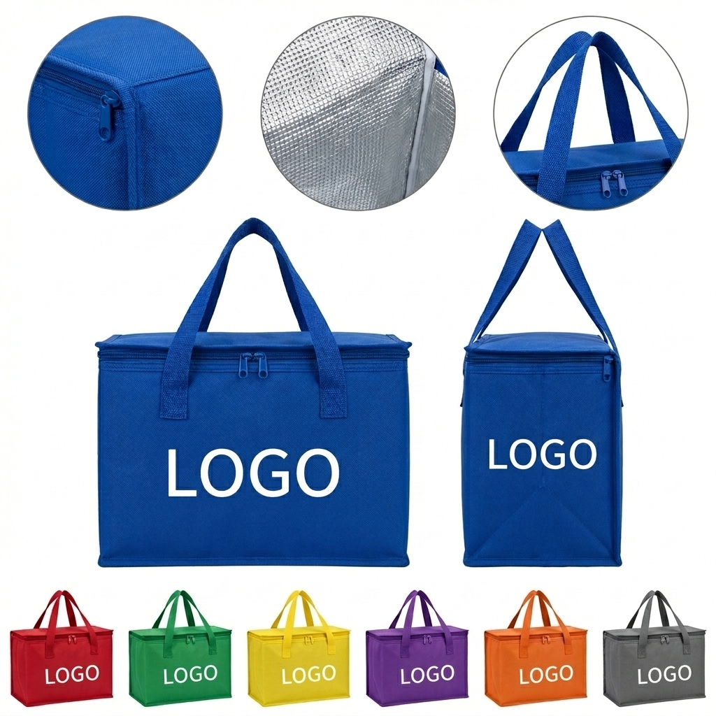 Reusable Insulated Collapsible Cooler Bag for Groceries and Travel