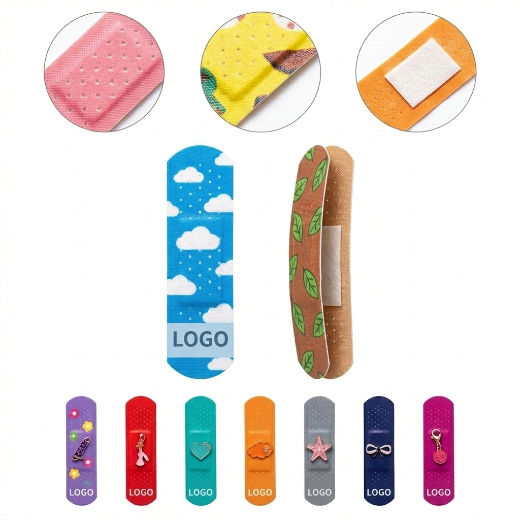 Personalized Waterproof First Aid Bandage, Custom Size and Logo Available