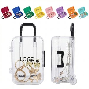 Portable PP Trolley Case for Jewelry, Candy & Party Favors