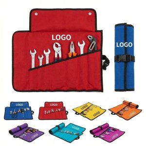 Heavy-Duty Roll-Up Tool Pouch for Emergency Kits and Workshop