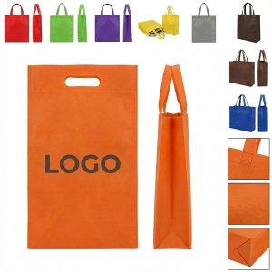 Eco-Friendly Non-Woven Carry Bag with Die-Cut or Loop Handle Options