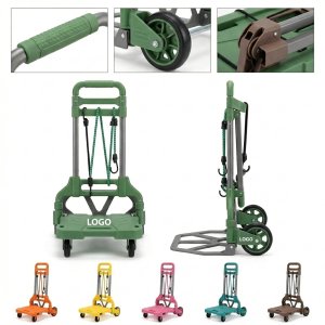 Heavy-Duty 165lb Capacity Aluminum Alloy Folding Hand Truck