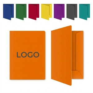 A4 Double Pocket Presentation Folder with Custom Logo Printing