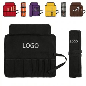 Professional Chef's Knife Roll Bag: Durable 900D Oxford Tool Wrap for Culinary Knives