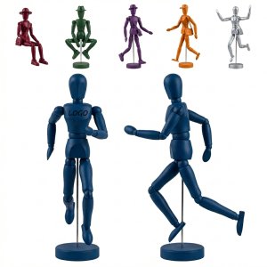 Desktop Articulated Sports Puppet Model