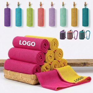 Hyper-Evaporative Breathable Mesh Instant Cooling Towel for Sports & Fitness