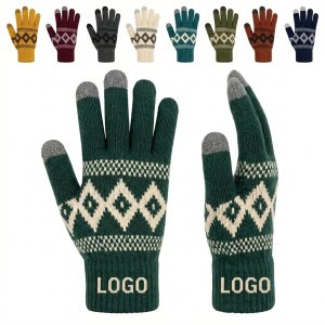 Winter Knit Touchscreen Gloves Compatible with All Devices