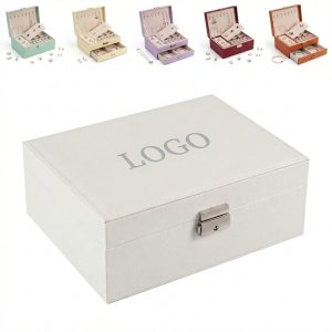 Elegant Multi-Drawer Jewelry Organizer with Removable Dividers